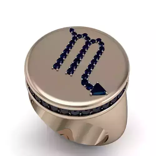 Scorpio ring model 002 3D print model