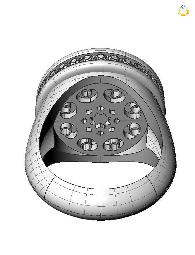 Scorpio ring model 002 3D print model_20
