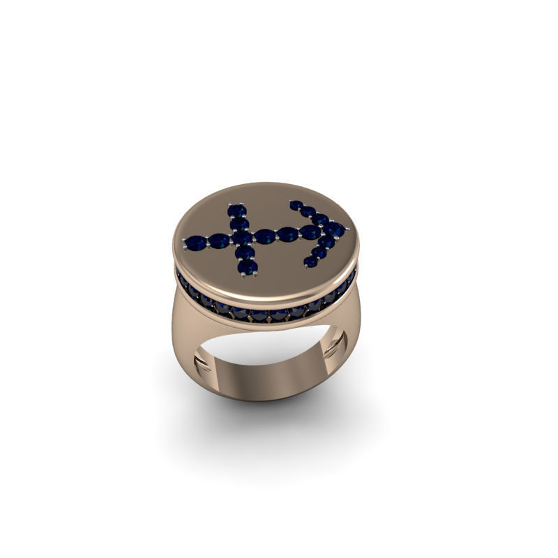 Sagittarius ring model 002 3D print model_22