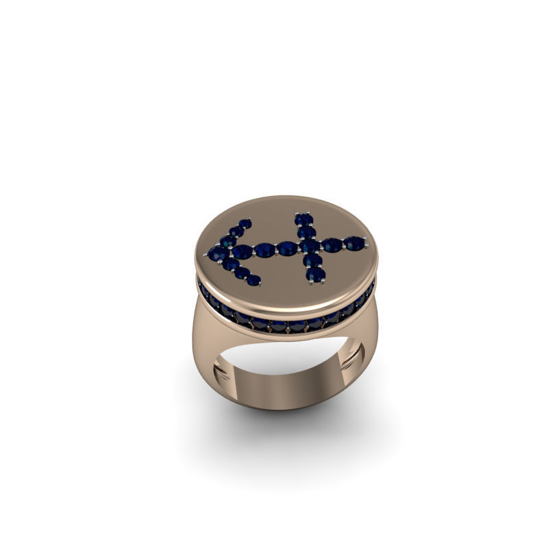 Sagittarius ring model 002 3D print model_14