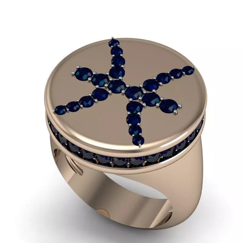 Pisces ring model 002 3D print model_0