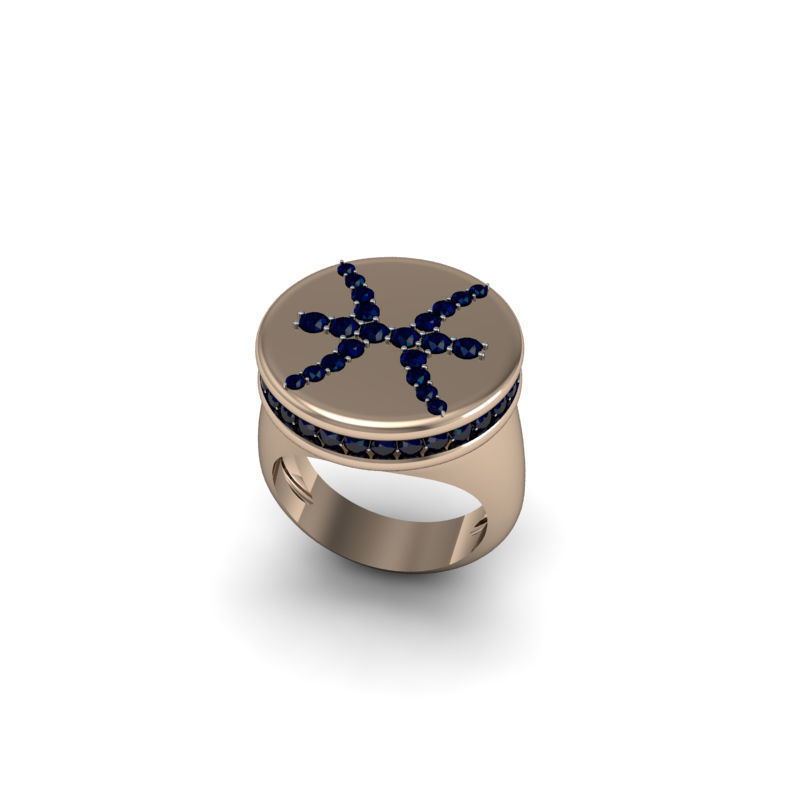 Pisces ring model 002 3D print model_18