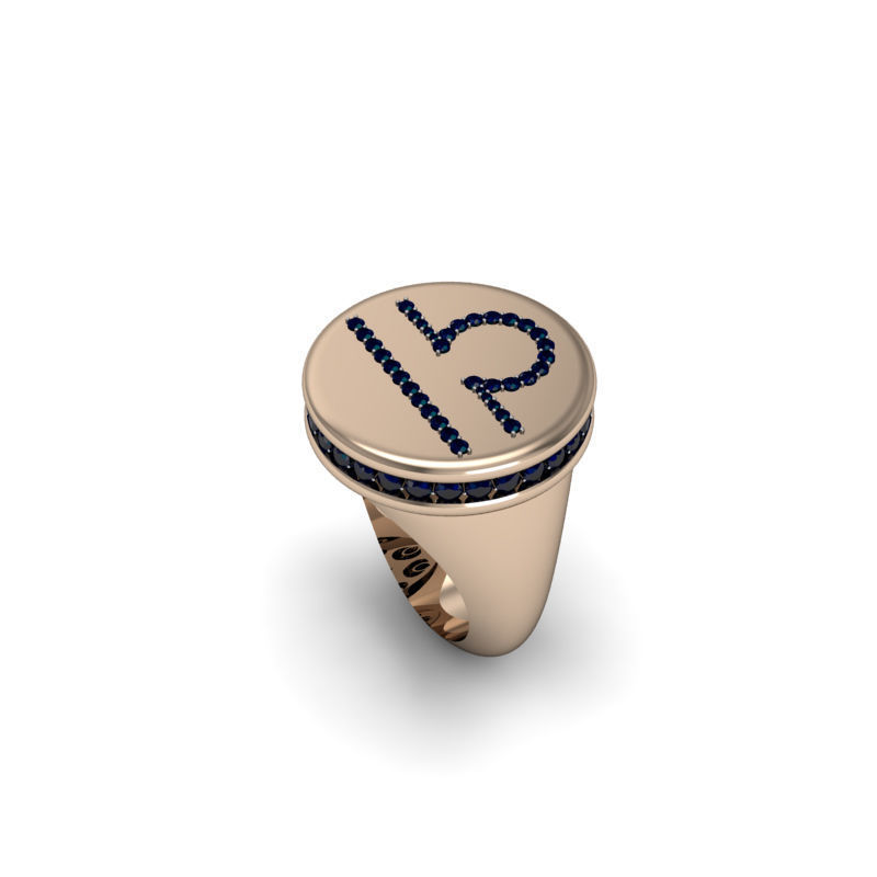 Libra ring model 002 3D print model_4