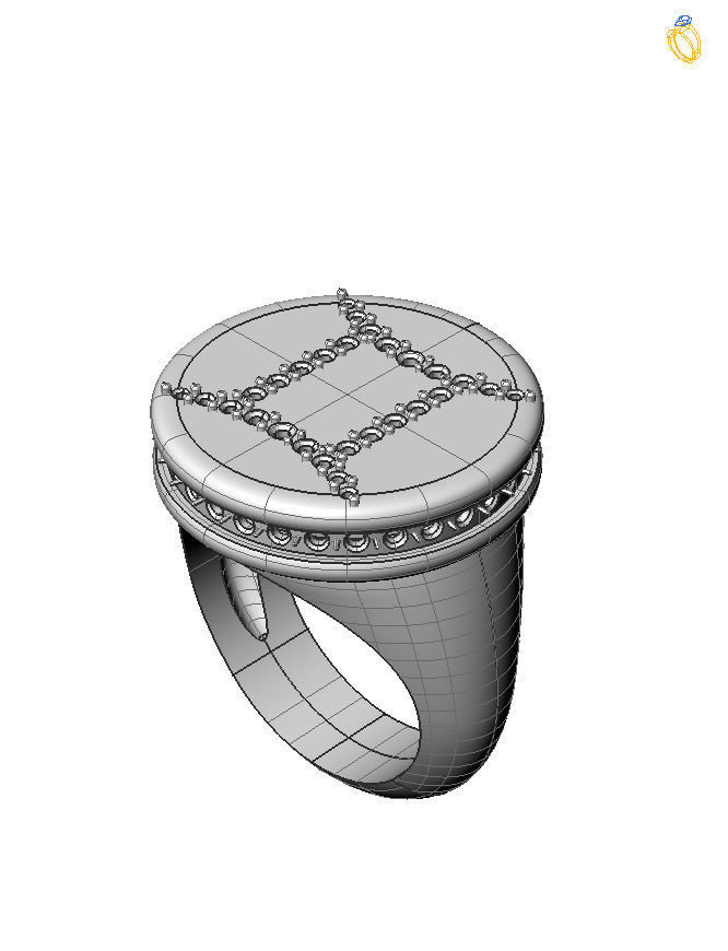 Gemini ring model 002 3D print model_7