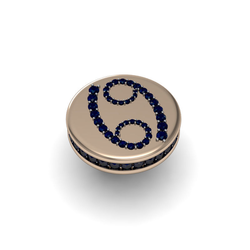 Cancer ring model 002 3D print model_21