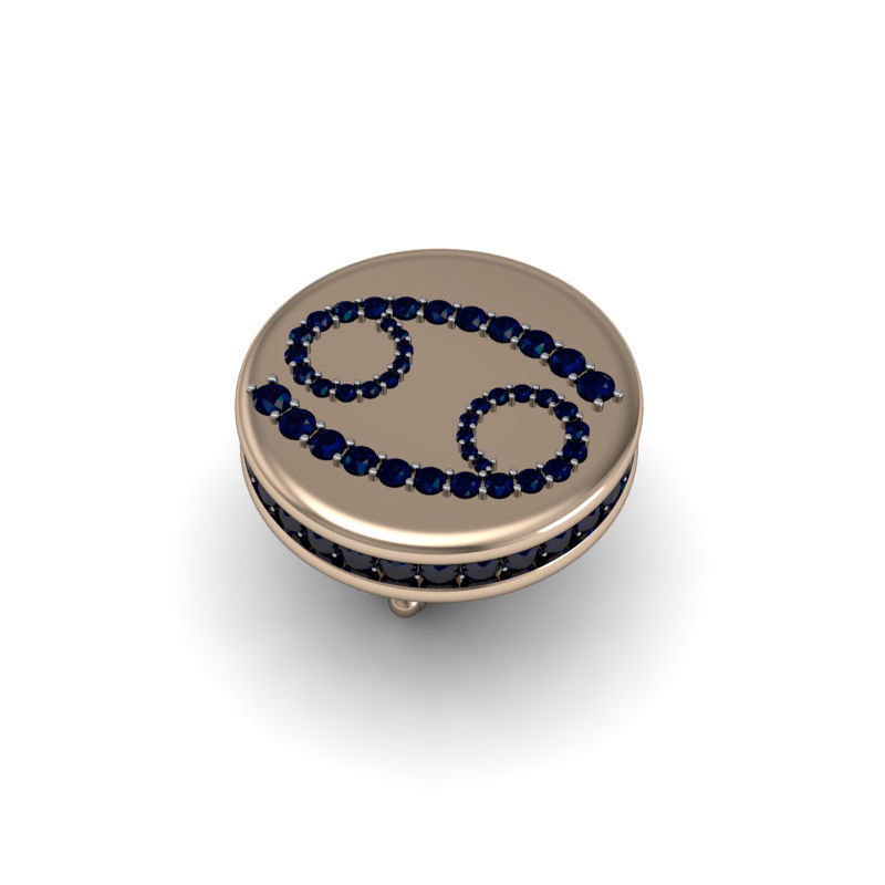 Cancer ring model 002 3D print model_11