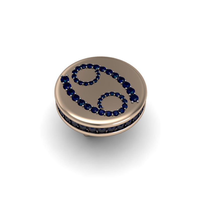 Cancer ring model 002 3D print model_12