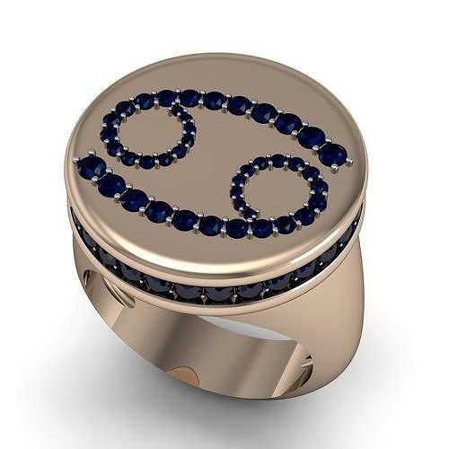Cancer ring model 002 3D print model