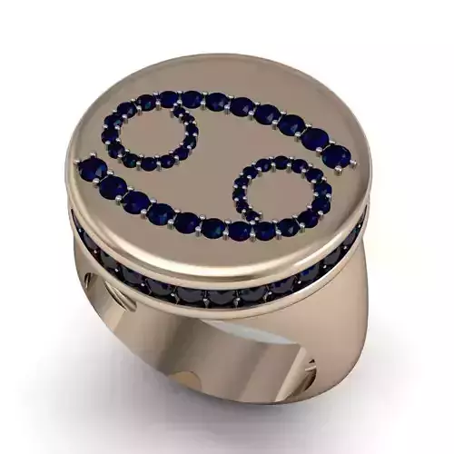 Cancer ring model 002 3D print model