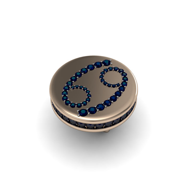 Cancer ring model 002 3D print model_8