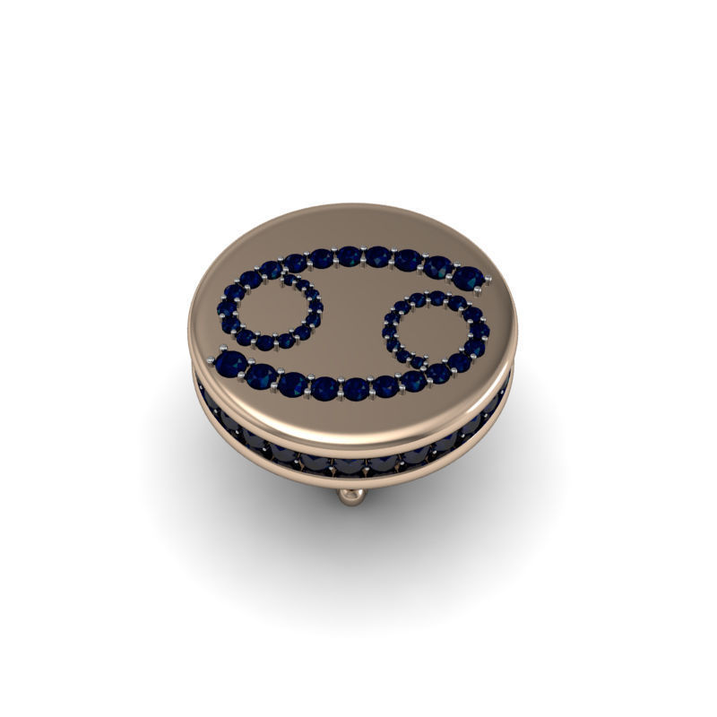 Cancer ring model 002 3D print model_10