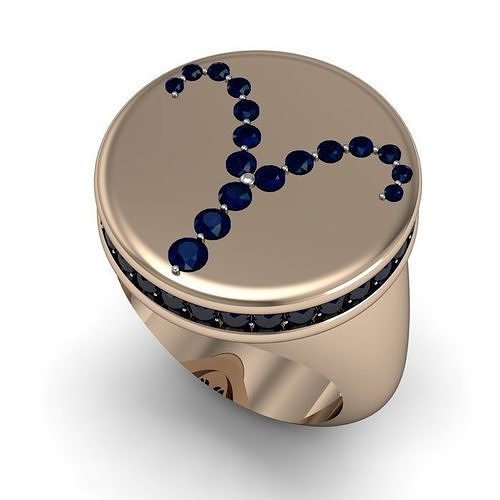 Aries ring model 002 3D print model