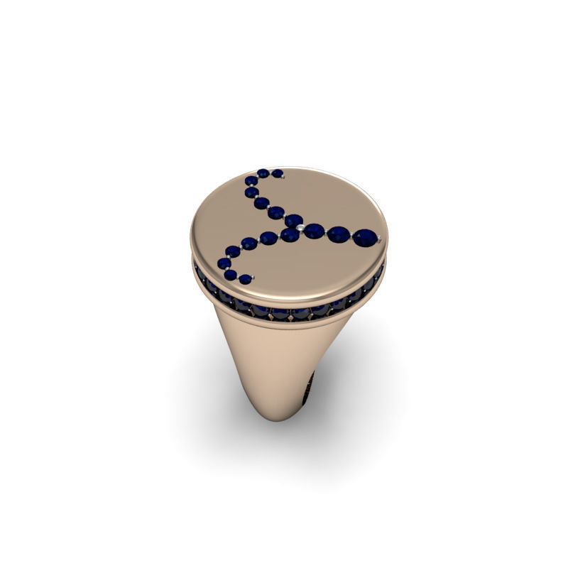 Aries ring model 002 3D print model_22