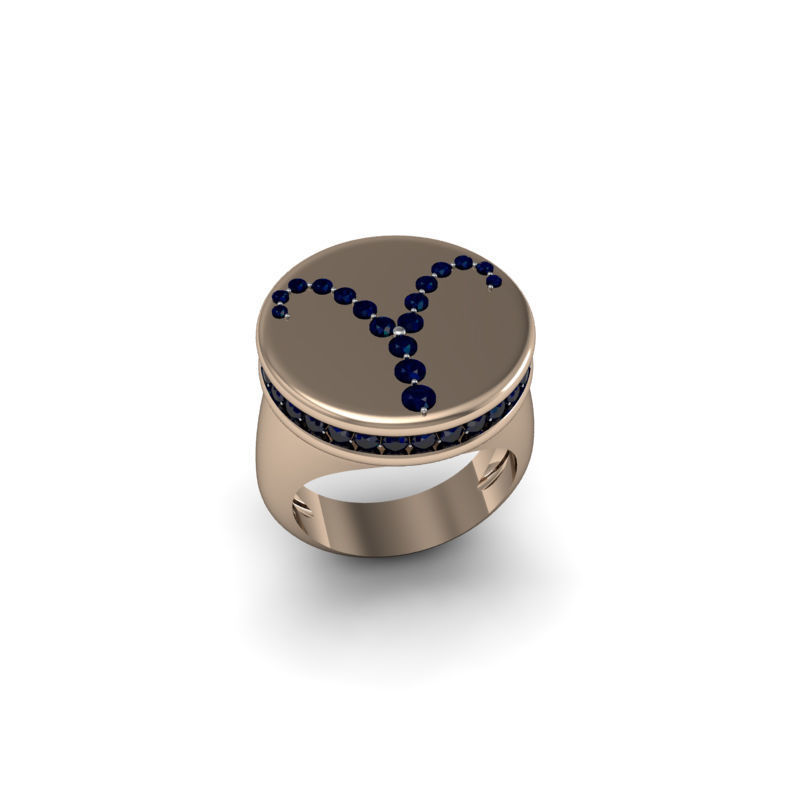 Aries ring model 002 3D print model_9