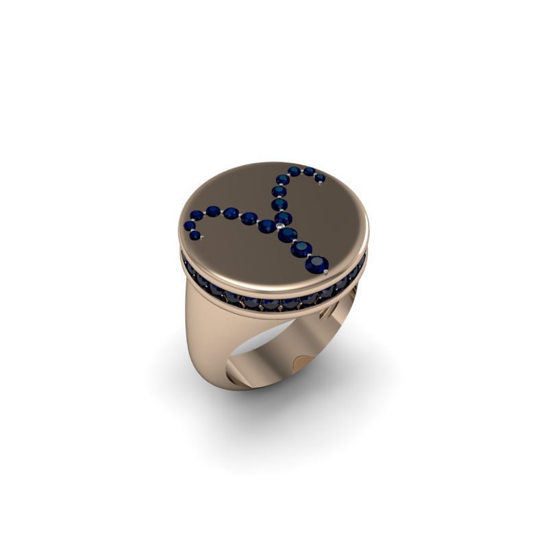 Aries ring model 002 3D print model_8