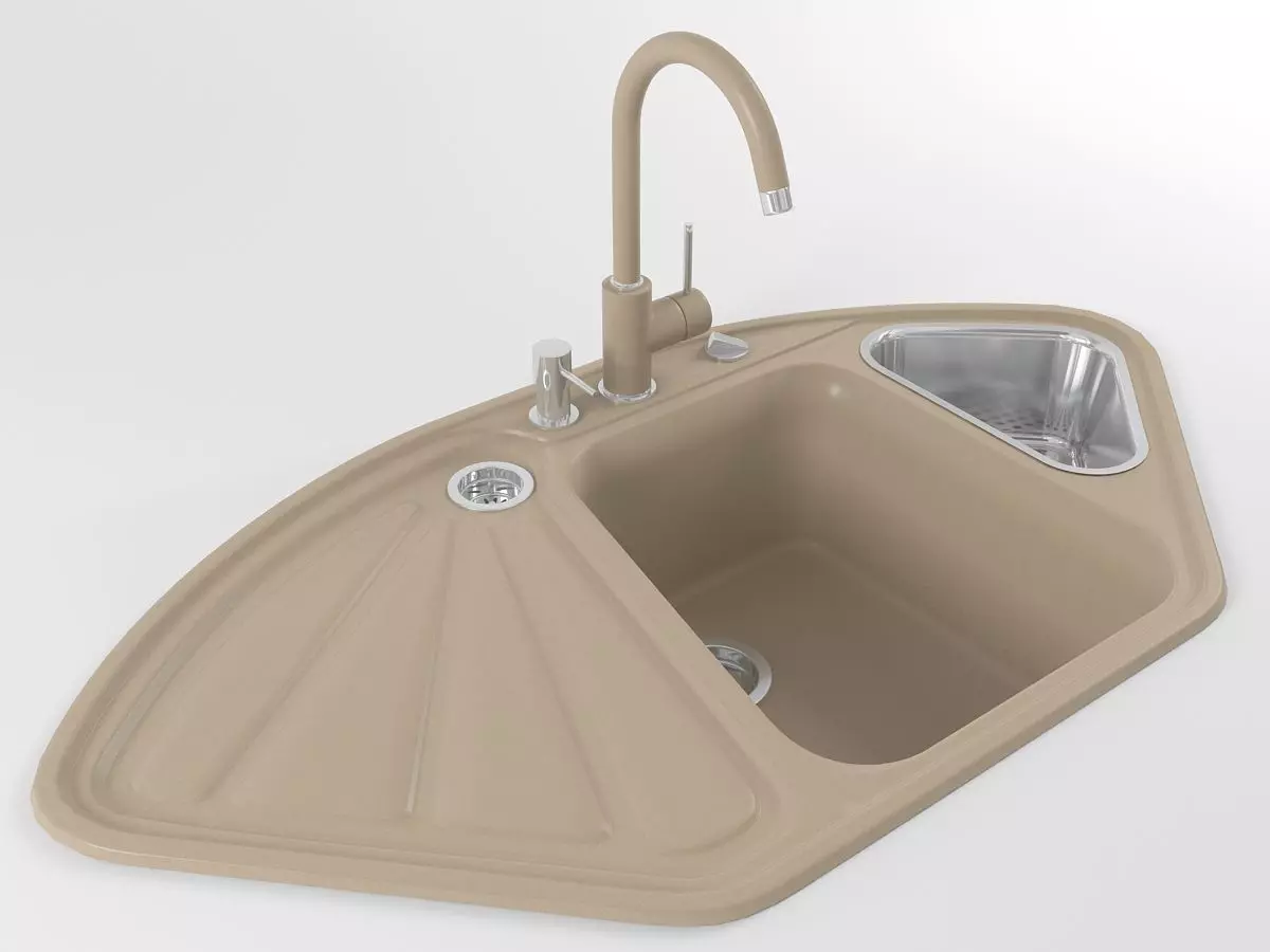 Kitchen sink 04 3D model