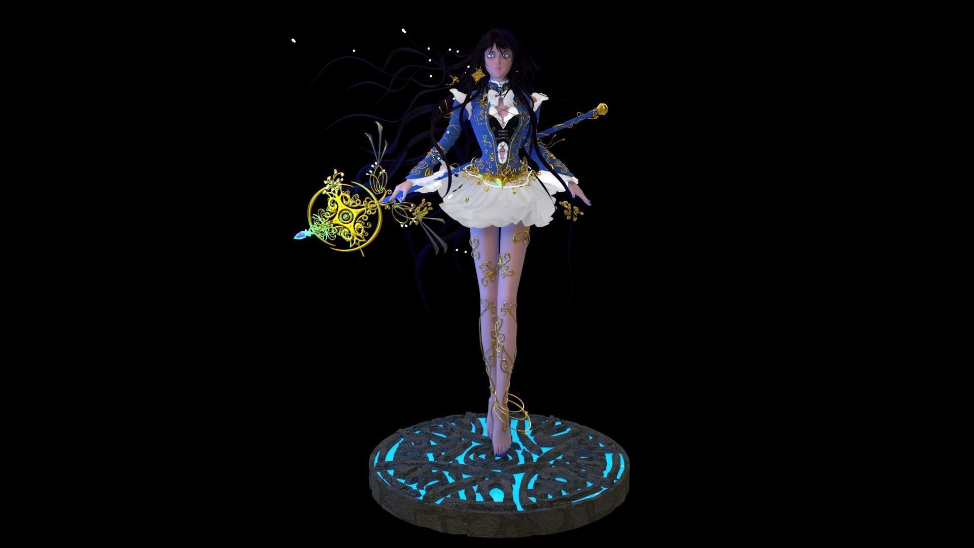 fantasy character 3D model_1
