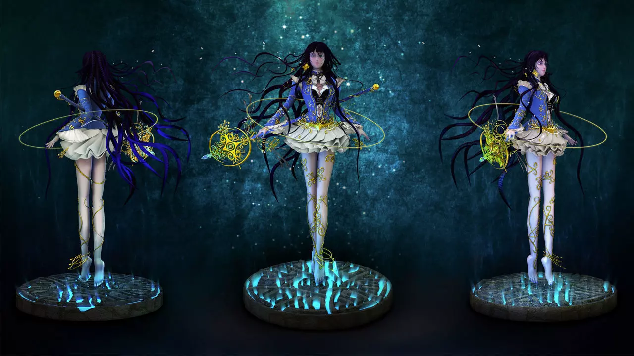 fantasy character 3D model_0