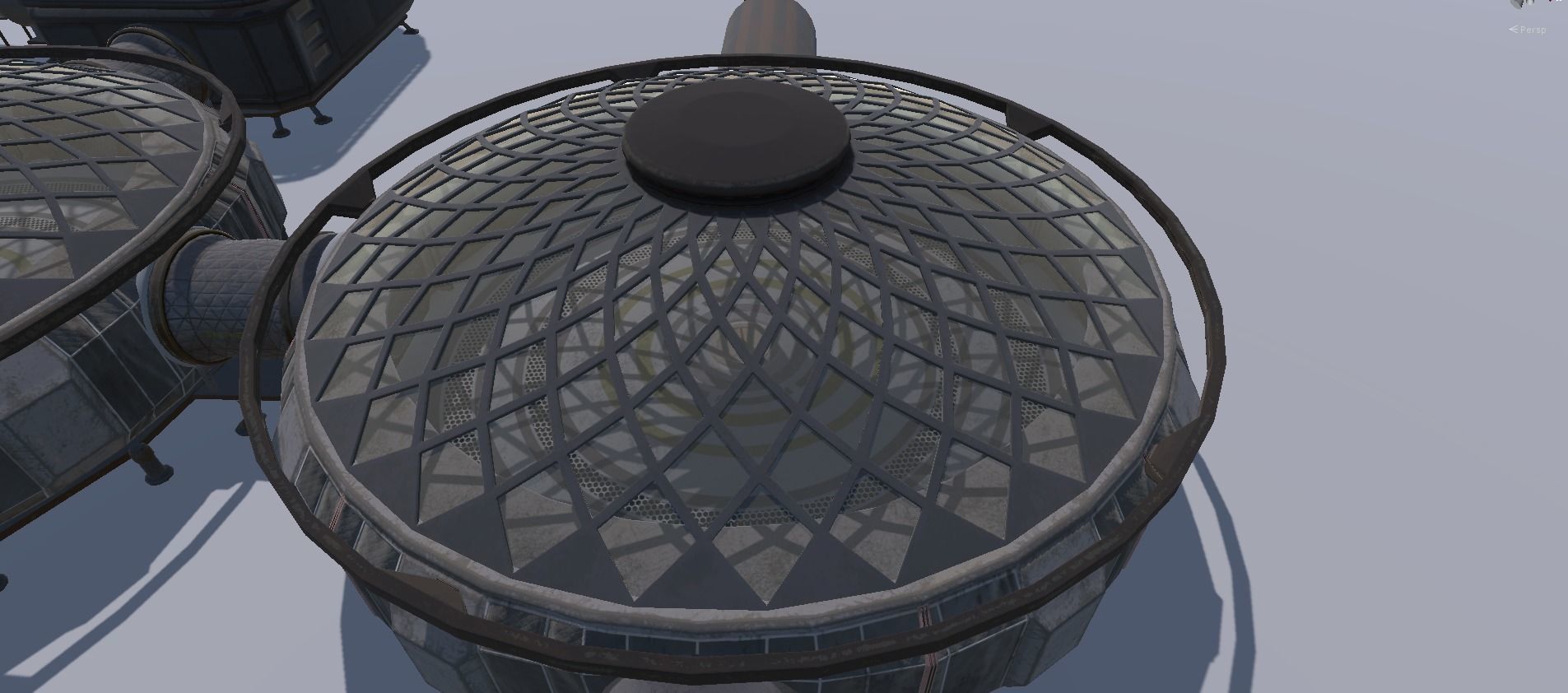 Martian HUB Low-poly 3D model_11