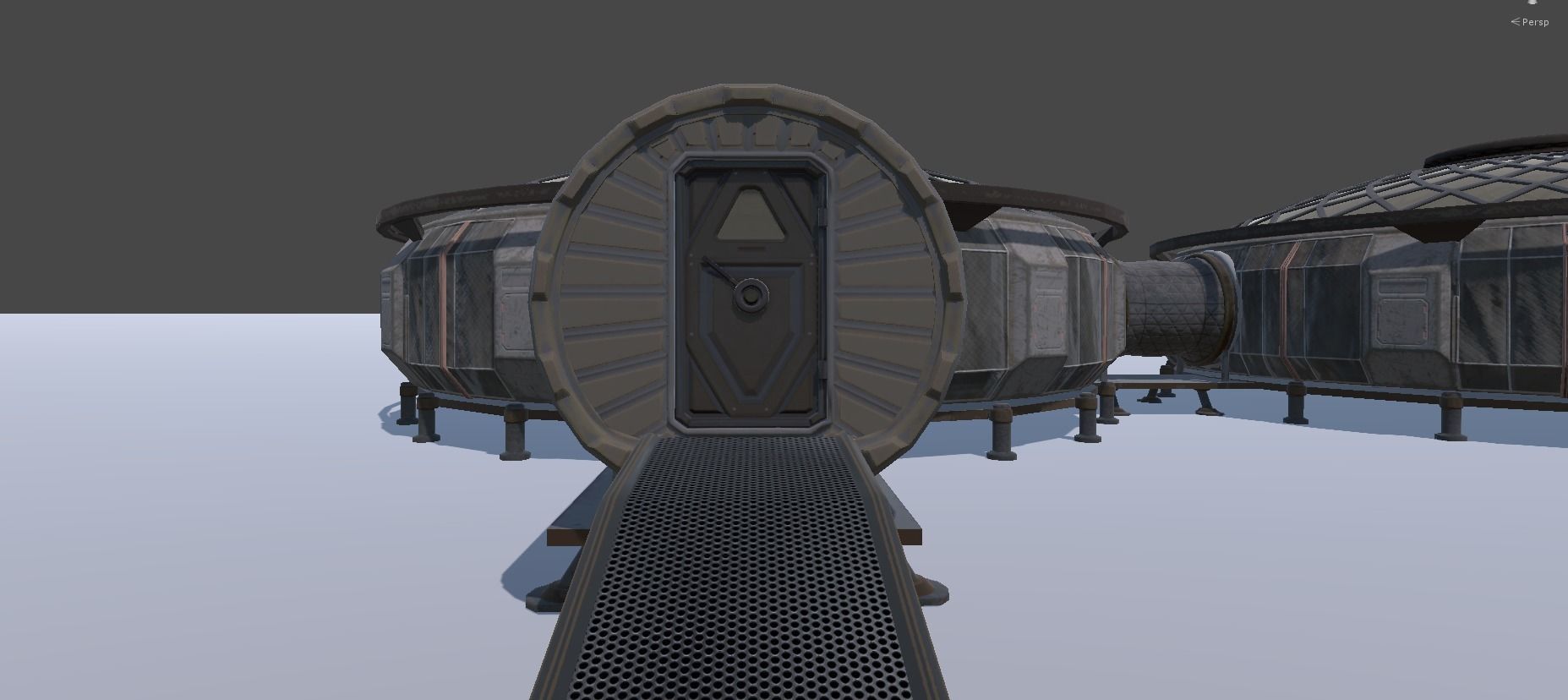 Martian HUB Low-poly 3D model_6