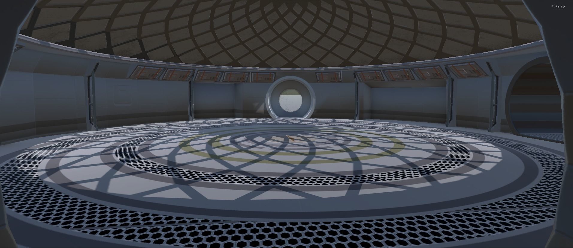 Martian HUB Low-poly 3D model_10