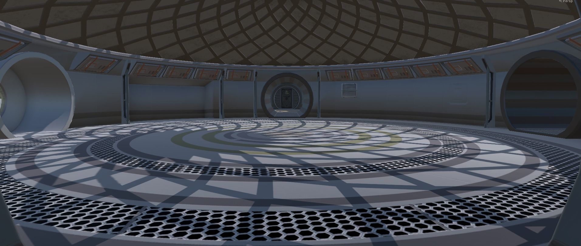 Martian HUB Low-poly 3D model_13