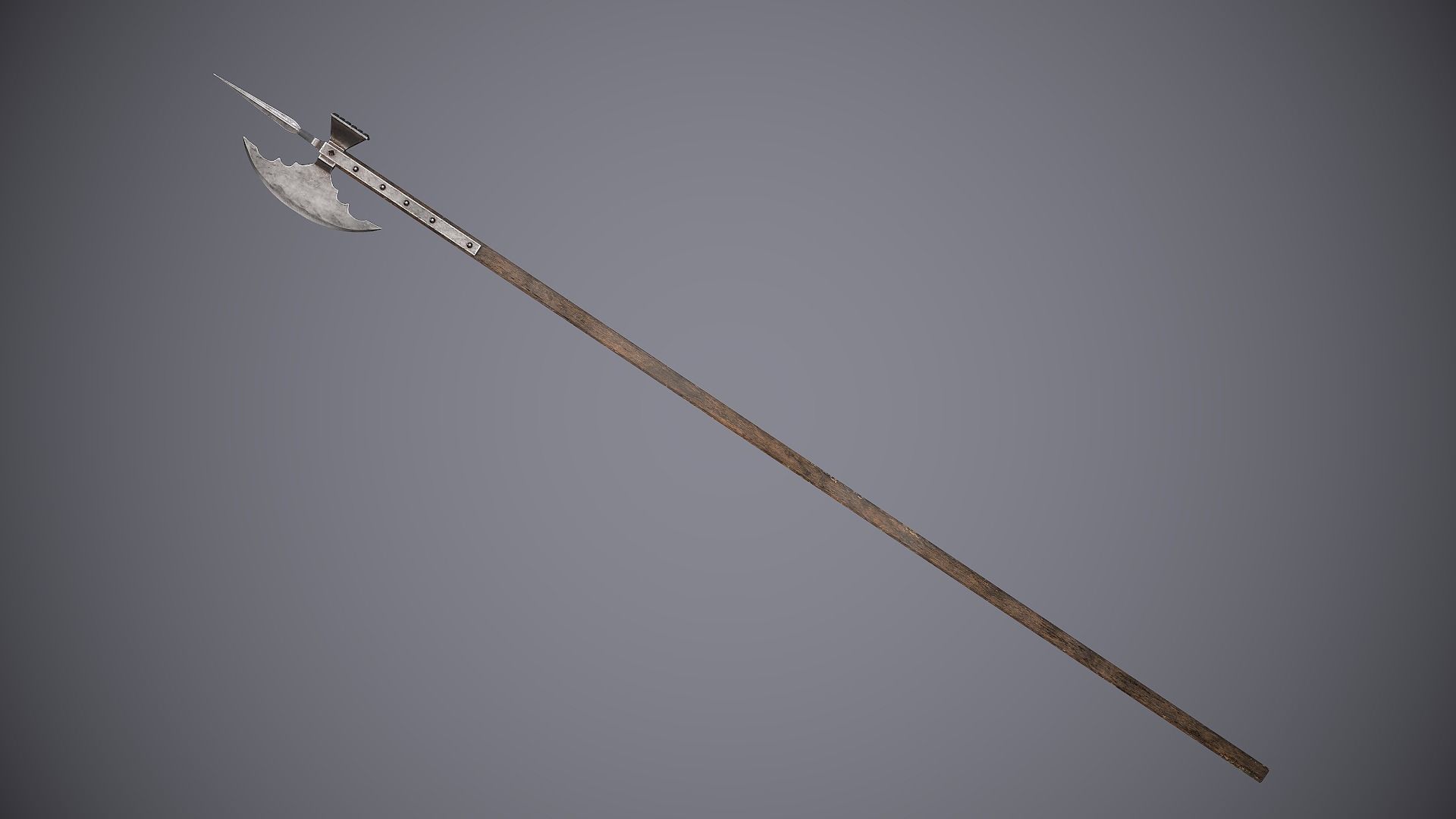 Medieval Polearms Low-poly 3D model_20