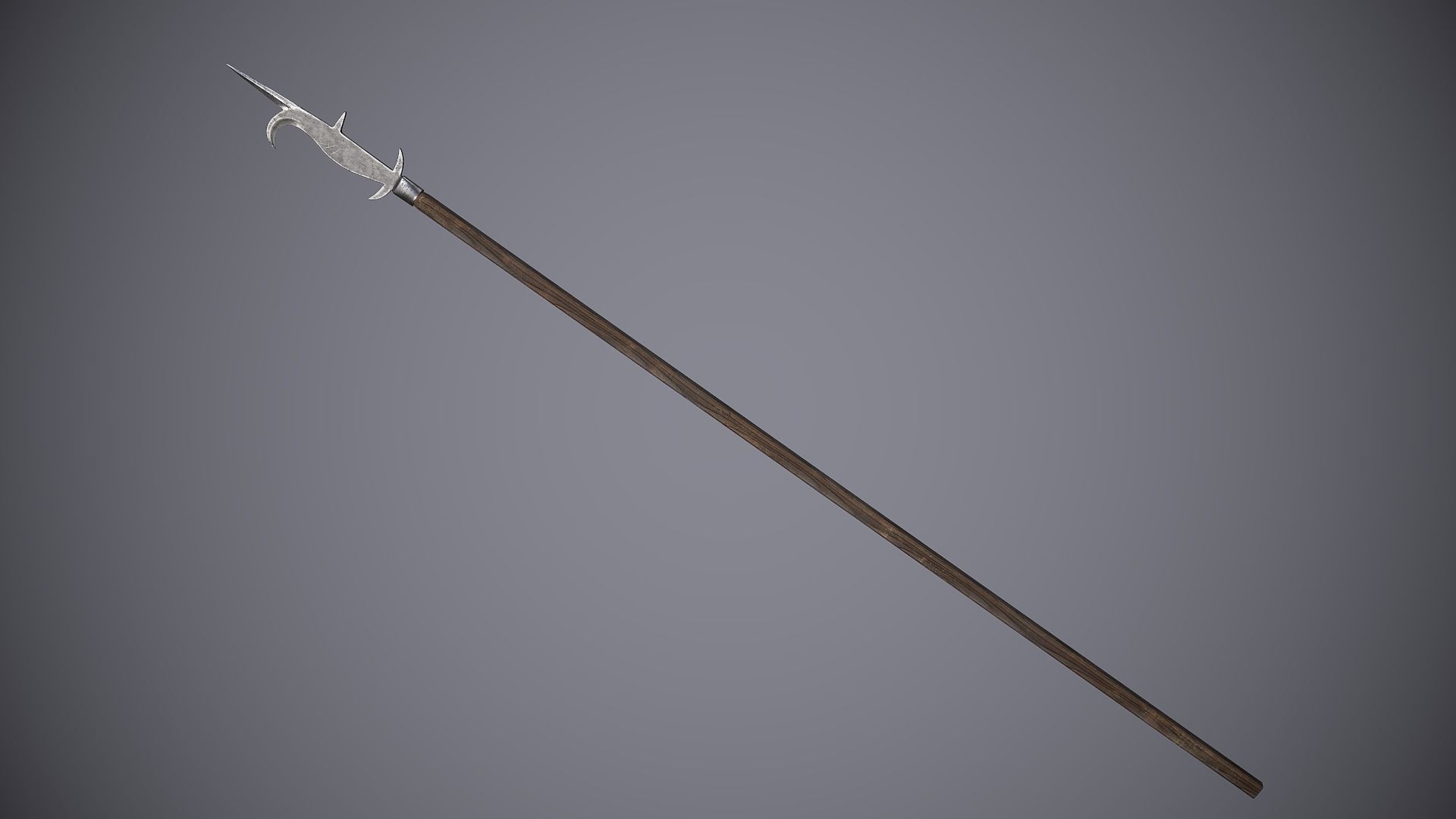 Medieval Polearms Low-poly 3D model_14