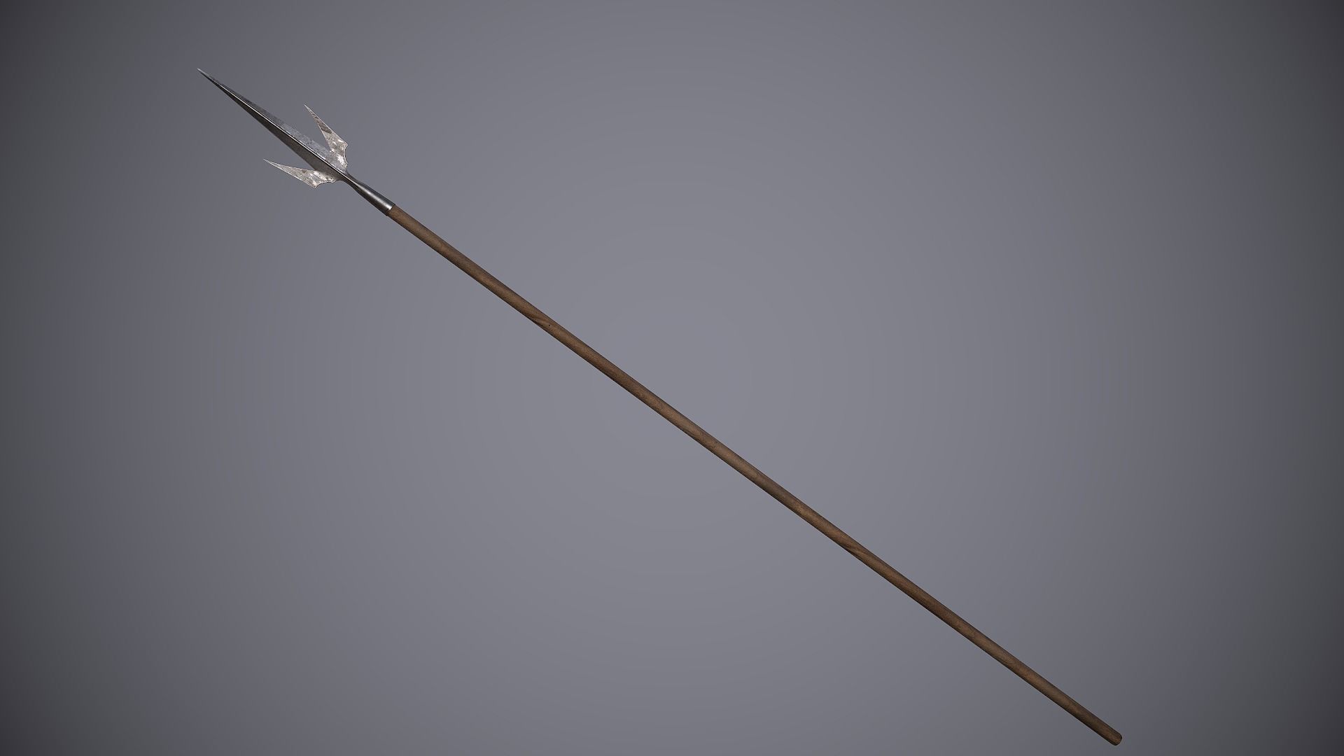 Medieval Polearms Low-poly 3D model_23