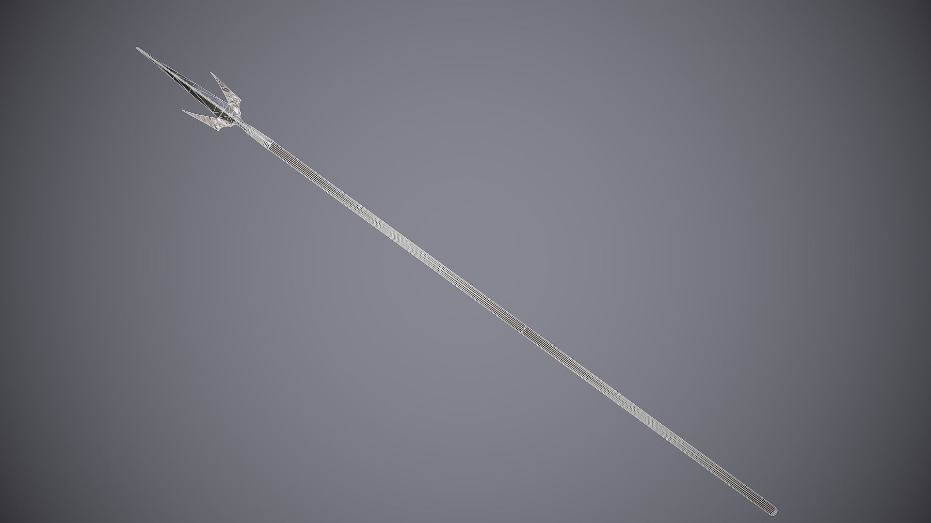 Medieval Polearms Low-poly 3D model_24