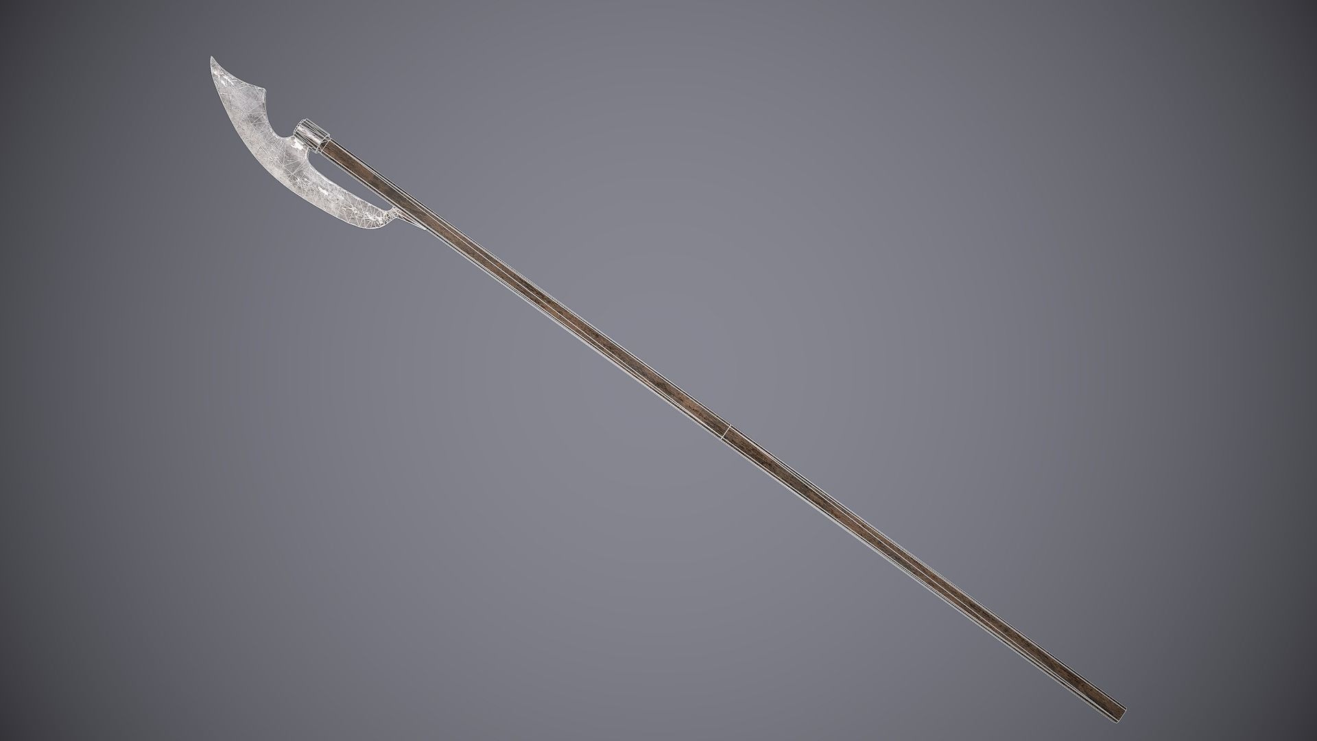 Medieval Polearms Low-poly 3D model_7