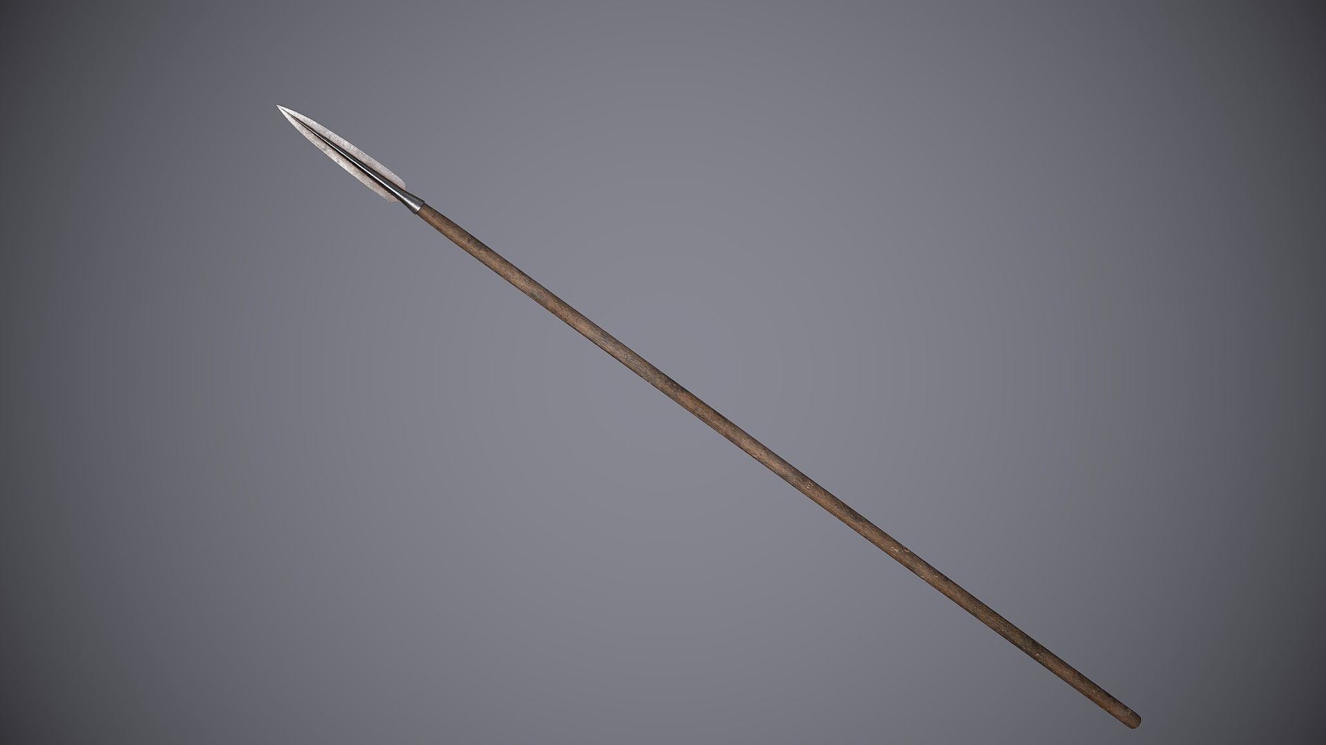 Medieval Polearms Low-poly 3D model_31