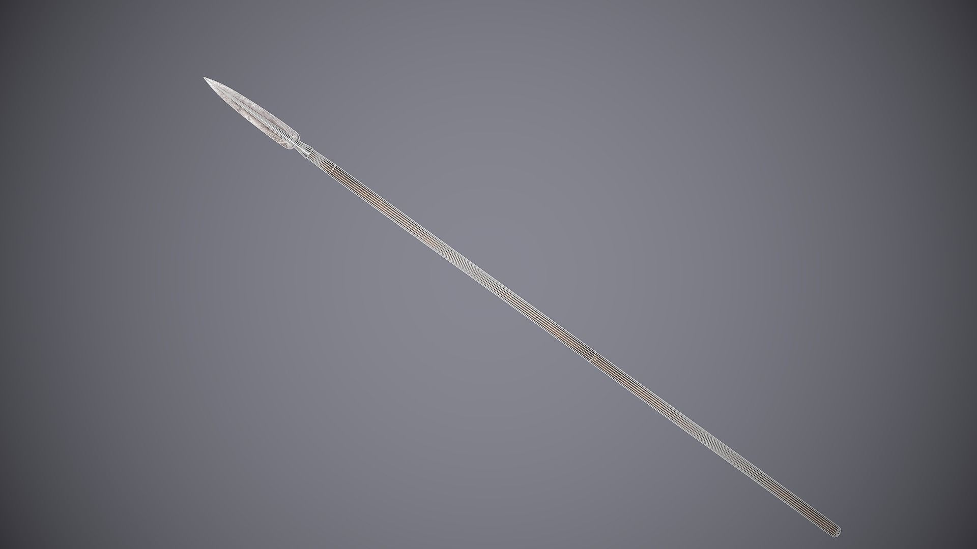 Medieval Polearms Low-poly 3D model_32