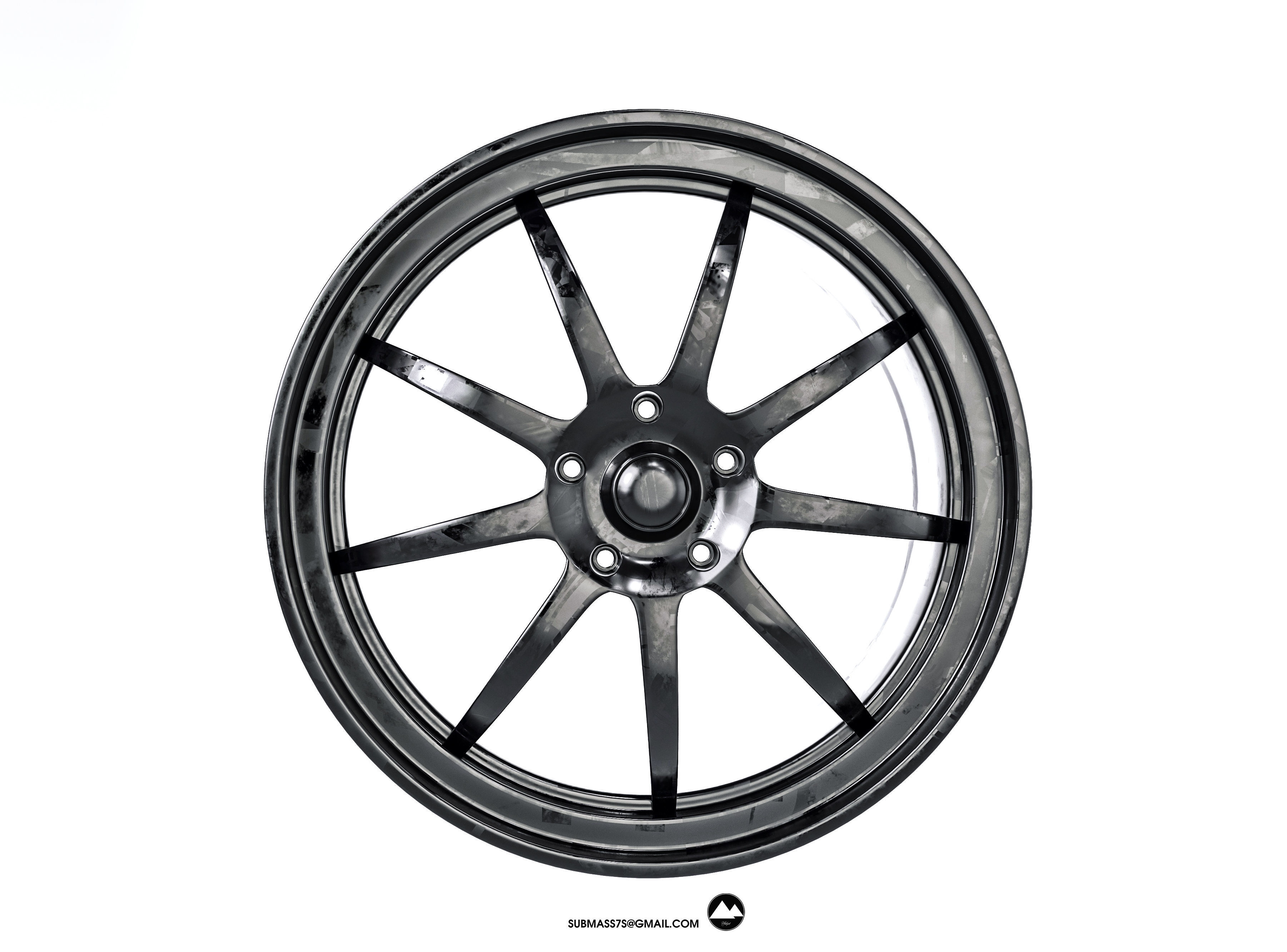 Disk Work Wheels Wheel Emotion 3D model