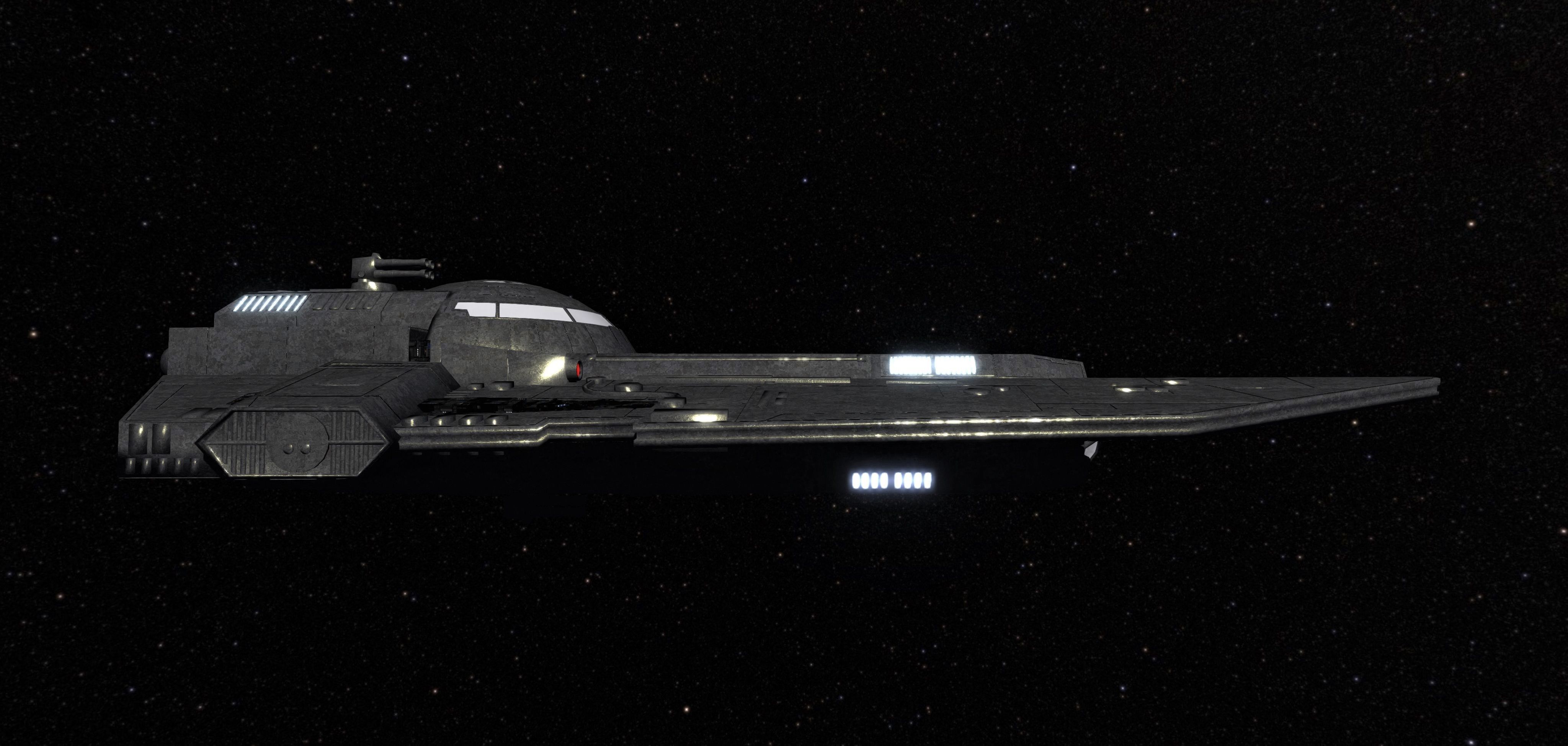 STAR WARS - VT49 DECIMATOR Low-poly 3D model_7
