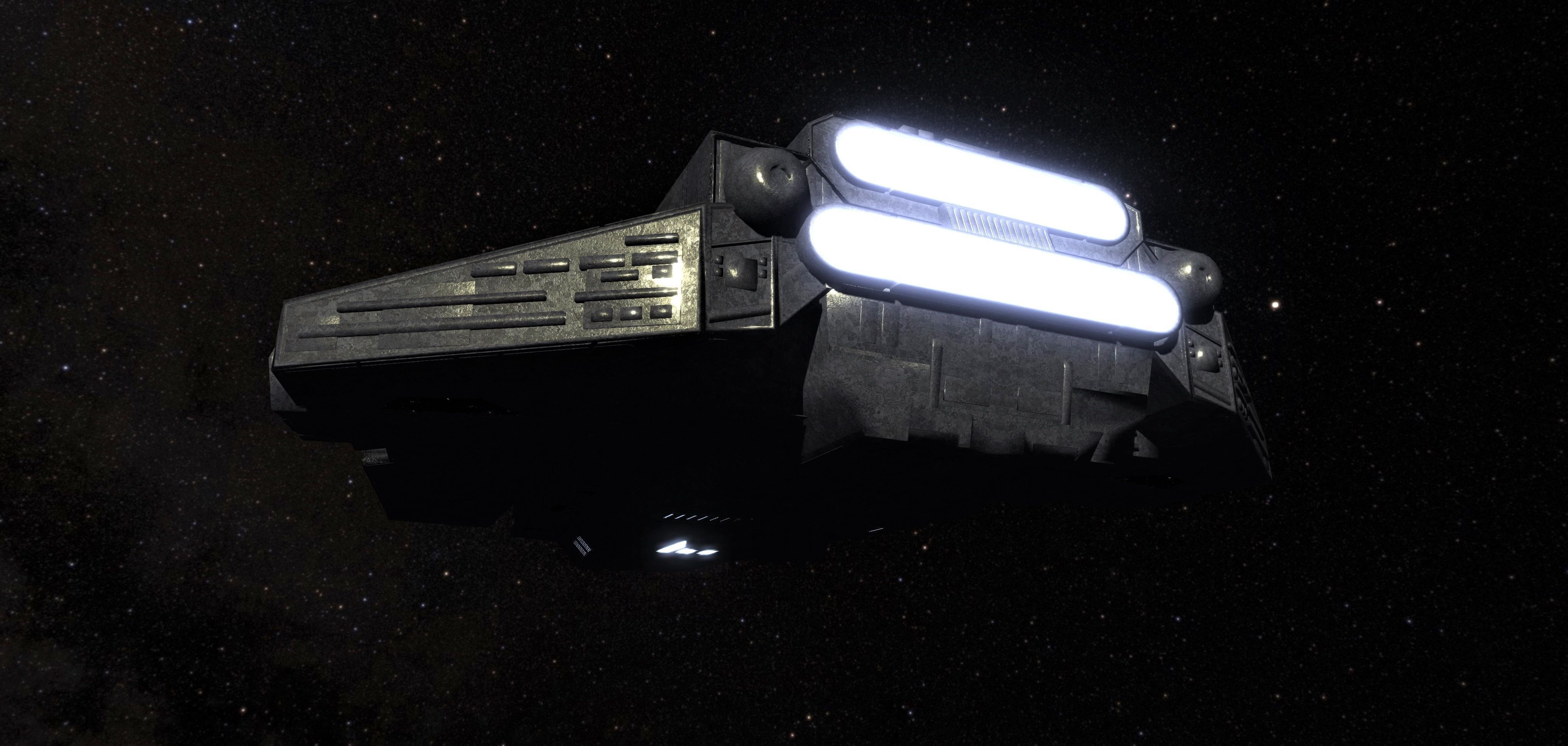 STAR WARS - VT49 DECIMATOR Low-poly 3D model_4