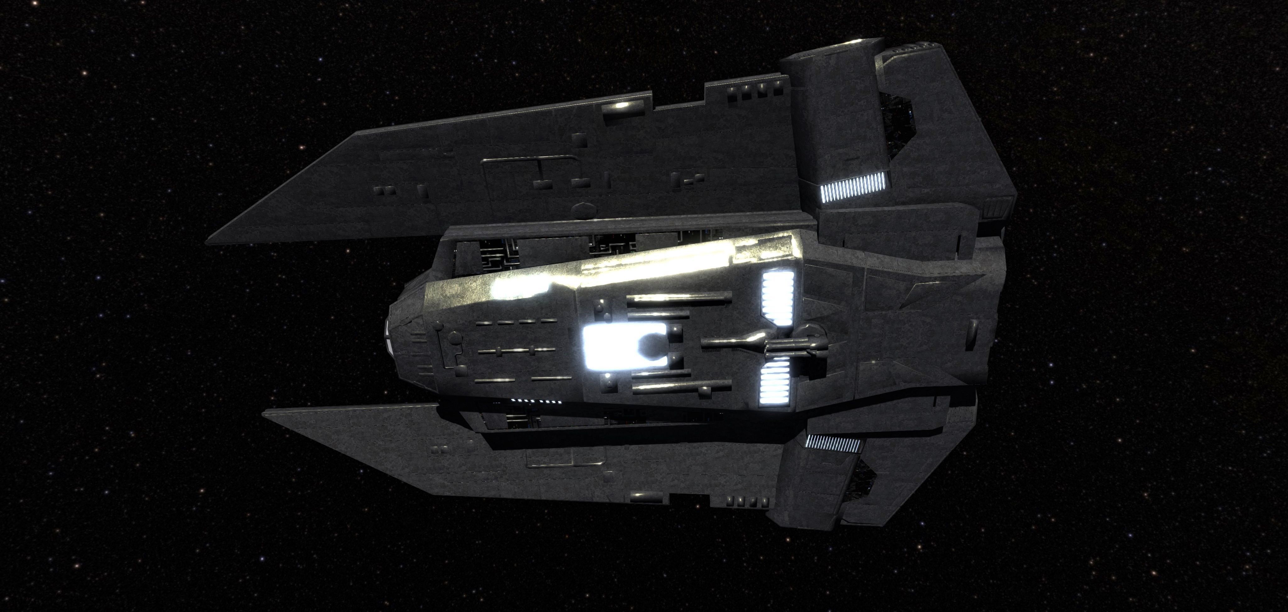 STAR WARS - VT49 DECIMATOR Low-poly 3D model_6