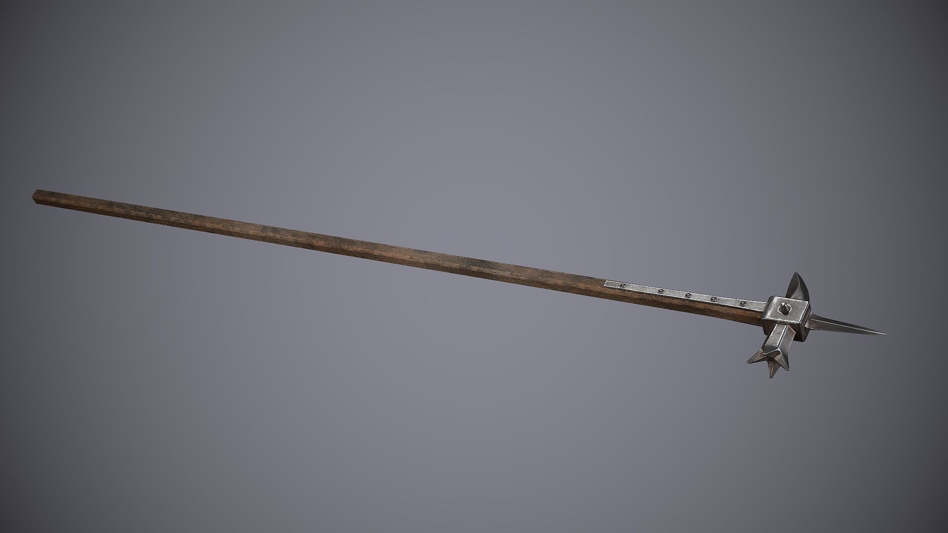 Warhammer sword Low-poly 3D model_6