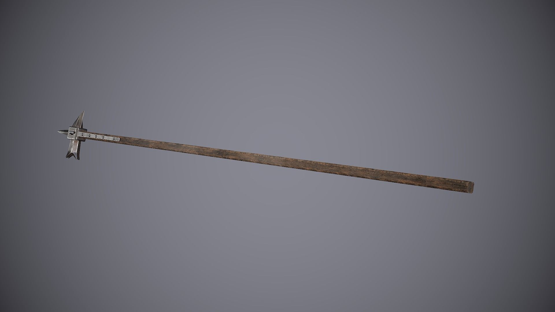 Warhammer sword Low-poly 3D model_10