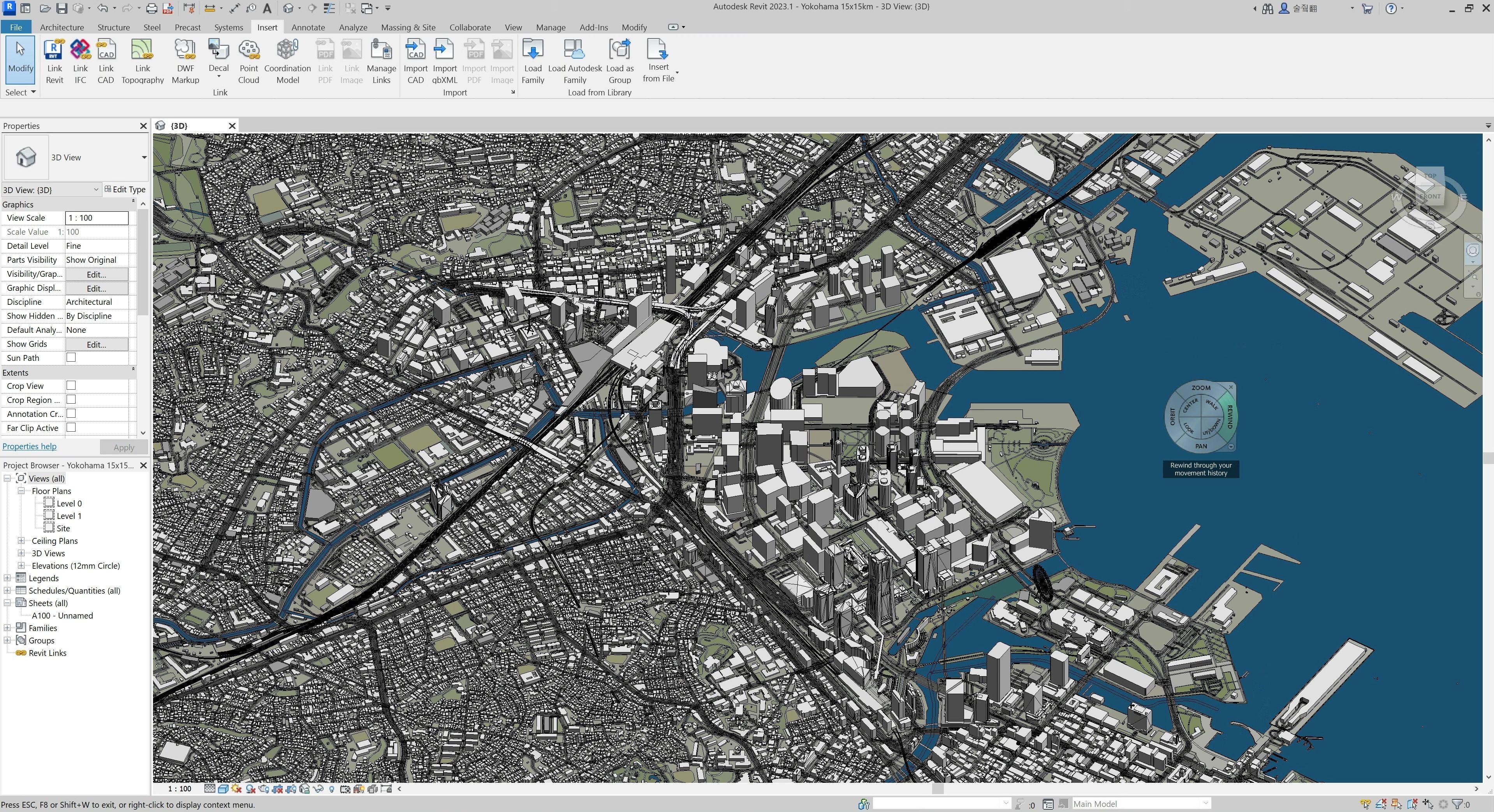 Yokohama - 3D City Model Low-poly 3D model_26