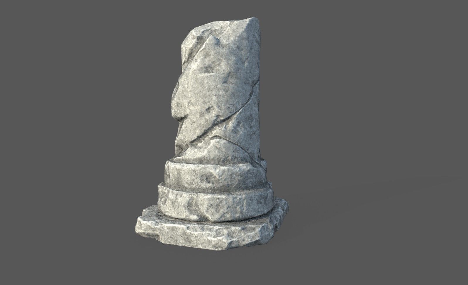9 Roman Columns Low-poly 3D model_17