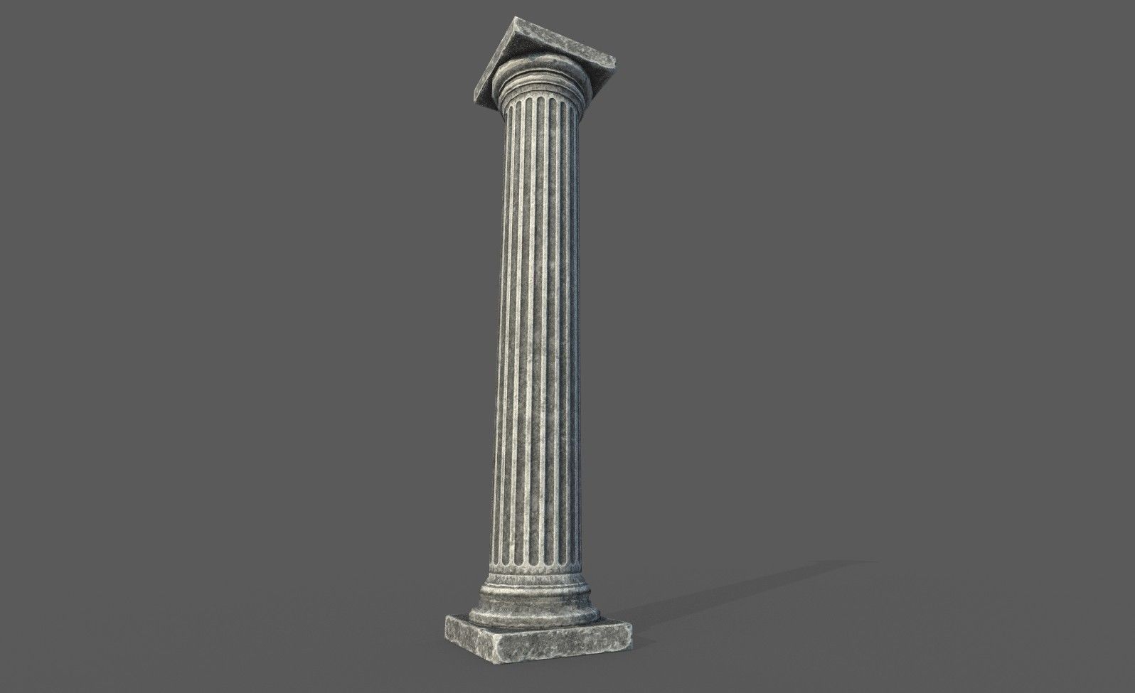 9 Roman Columns Low-poly 3D model_12