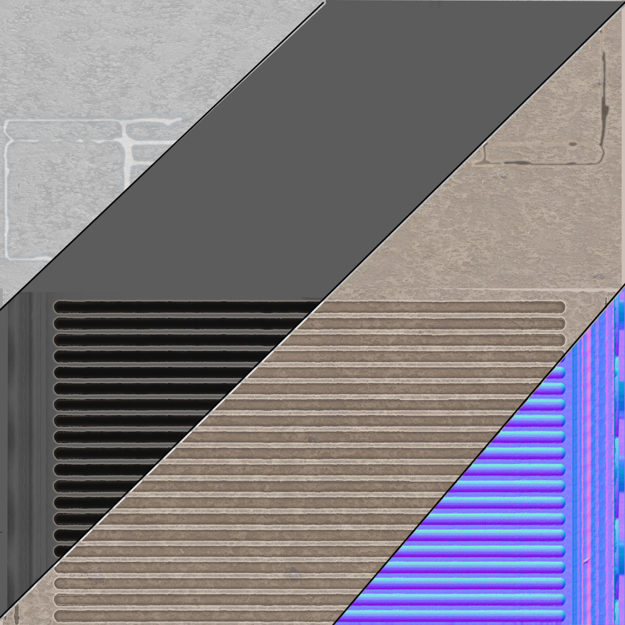 9 Roman Columns Low-poly 3D model_27