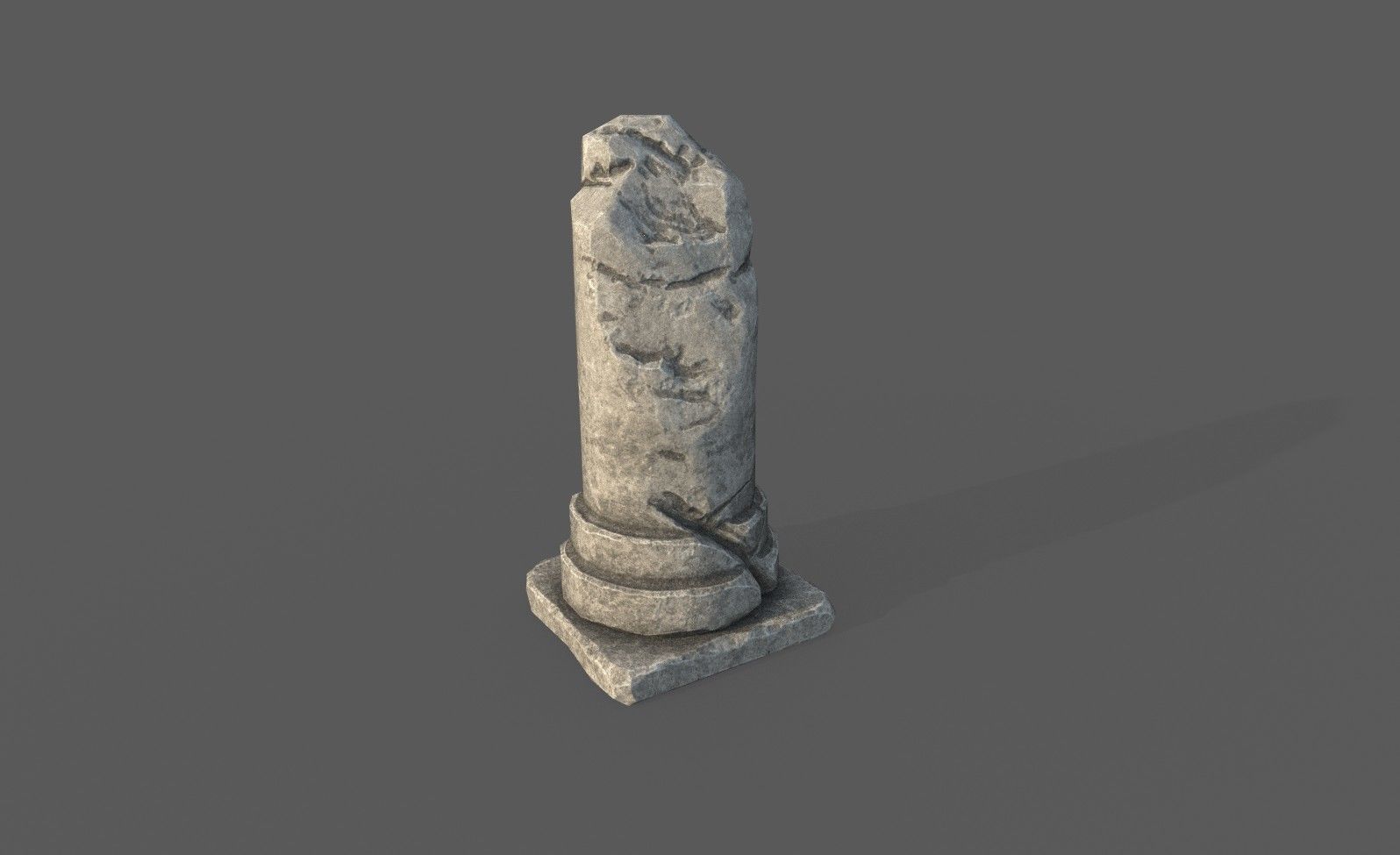 9 Roman Columns Low-poly 3D model_15