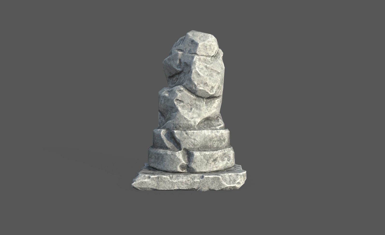 9 Roman Columns Low-poly 3D model_16