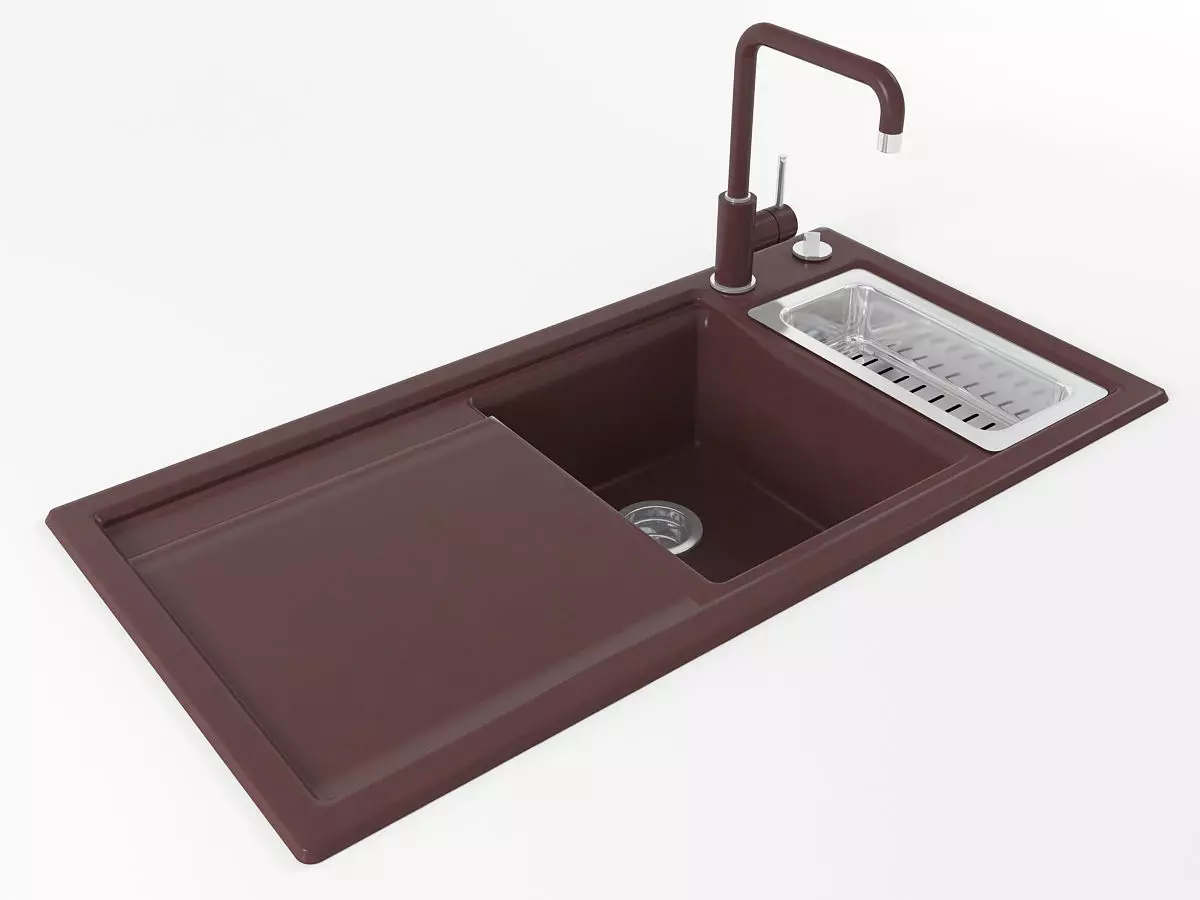 Kitchen sink 09 3D model