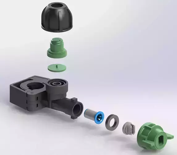 NOZZLE SPRAY MAGNO 3D model
