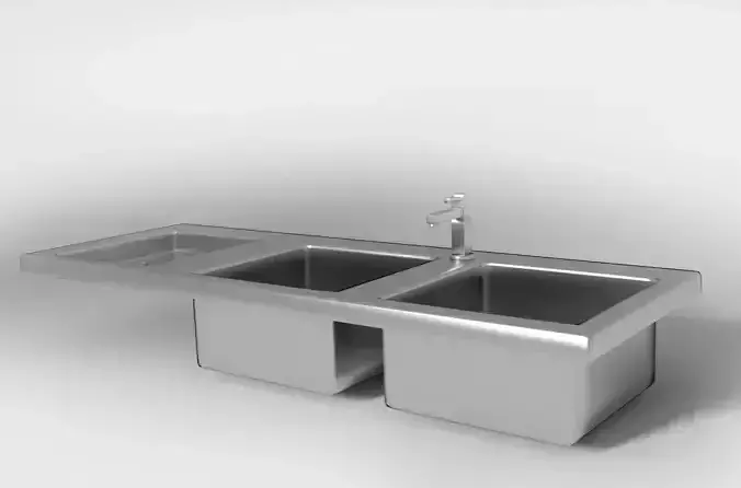 Kitchen sink and tap