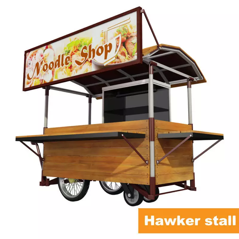 Hawker stall 3D model_0