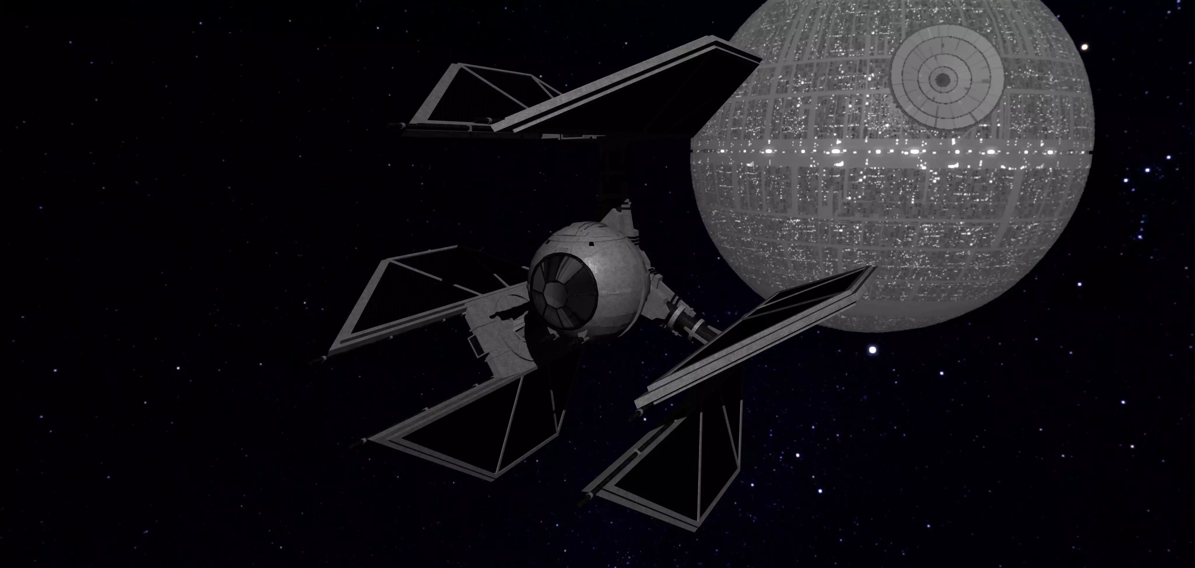 STAR WARS - TIE DEFENDER Low-poly 3D model